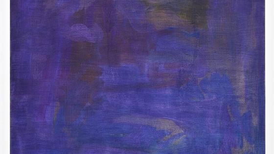 Sans titre (Au soir), 2017, Huile sur toile, 80 x 70 cm - Courtesy Almine Rech Gallery / CC Rebecca Fanuele