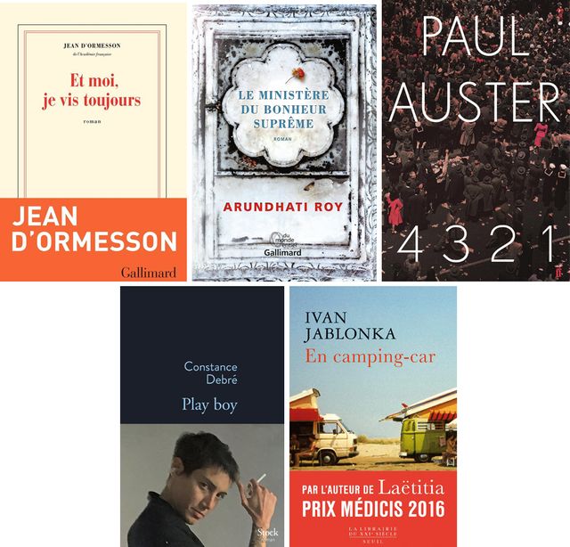 Couvertures des livres évoqués au "Masque et la Plume" cette semaine