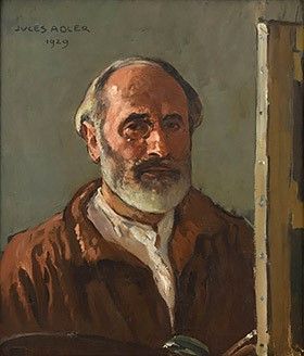 Jules Adler Autoportrait à l'âge de 64 ans