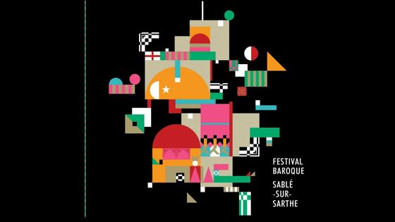Affiche du Festival de Sablé 2017 - Création graphique : Marianne Beck