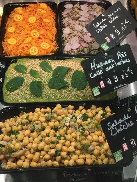 Les salades cuisinées de l'Epicerie Alpilles Bio (Saint-Rémy-de-Provence)