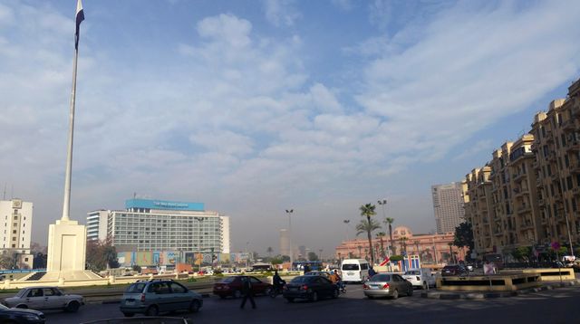 La place Tahrir (place de la Libération) est redevenue un simple lieu de circulation