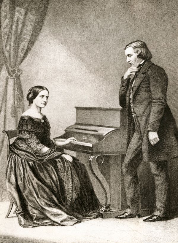 Clara et Robert Schumann, éditions J. Schuberth (Leipzig), 1850