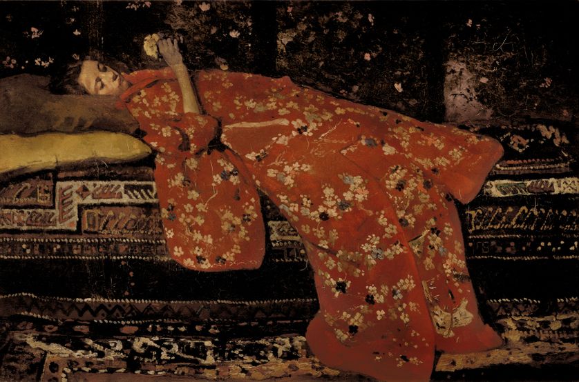George Hendrik Breitner, Le Kimono rouge, 1893, huile sur toile, Amsterdam, Stedelijk Museum © Collection Stedelijk Museum Amsterdam