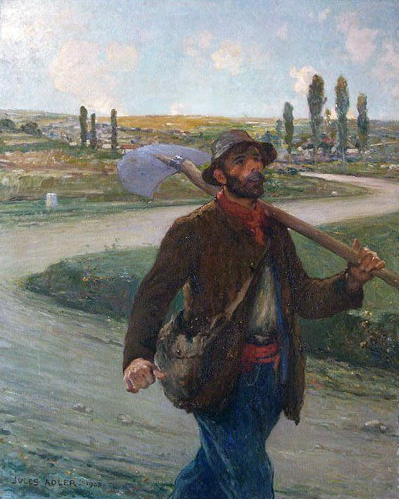 Jules Adler Le chemineau