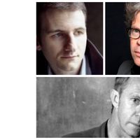 En haut de gauche à droite : Bernard Quiriny, Jonathan Franzen. En bas : Vincent Ravalec.