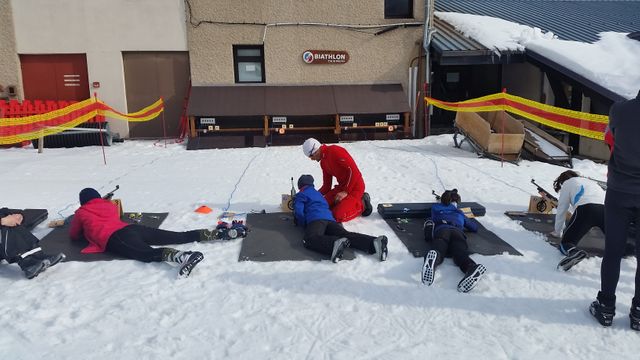 Le stand d'initiation au biathlon, exemple de la diversification des activités à Autrans