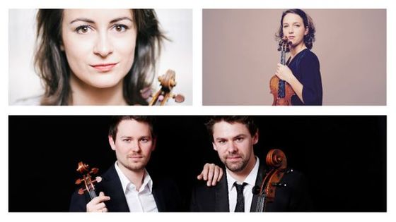 Liya Petrova, Elise Thibaut, Adrien et Christian-Pierre La Marca © Radio France ©Radio France
