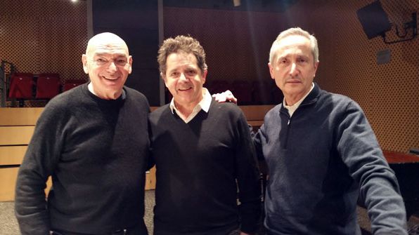 De gauche à droite : Jean Nouvel, Jean de Loisy, Bernard Blistène