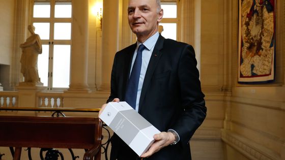 Didier Migaud, Premier président de la Cour des comptes, présente le rapport annuel de la Cour des comptes. ©AFP - FRANCOIS GUILLOT