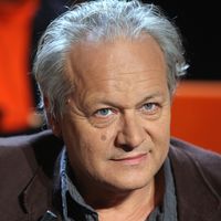 L'astrophysicien Jean-Pierre Luminet, sur un plateau télé en 2009