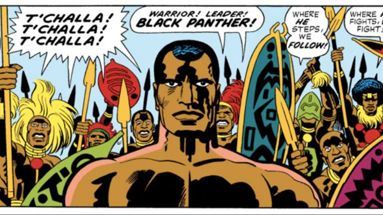 Case tirée de "Black panther" chez Marvel.