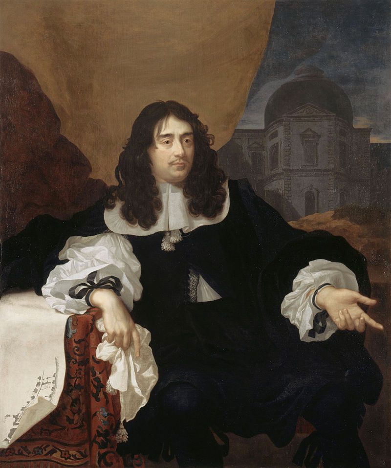 Louis Le Vau (vers 1662) par Pierre Rabon. Cette huile sur toile est conservée au Château de Versailles