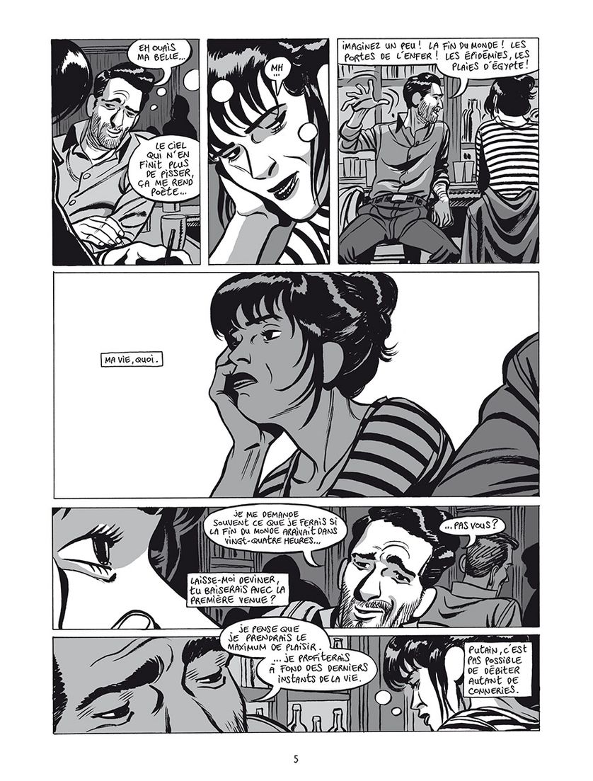 Planche de "L'Homme Gribouillé" de Serge Lehman et Frederik Peeters