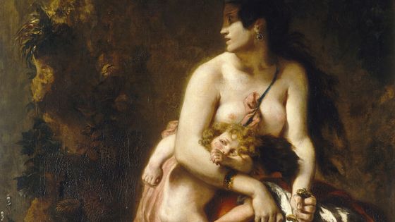 Médée, furieuse, peinture d'Eugène Delacroix (détail) ©Getty - Fine Art Images/Heritage Images