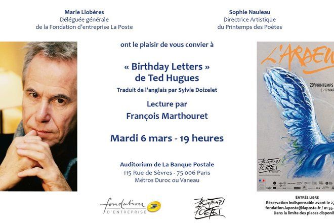 François Marthouret lit Ted Hughes