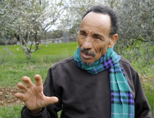 Pierre Rabhi à la ferme de Montchamp, en Ardèche