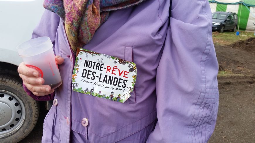 Manifestation pour célébrer l'abandon du projet d'aéroport à Notre-Dame-des-Landes