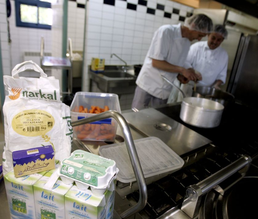 La cuisine centrale de Barjac prépare pour les écoles des repas BIO