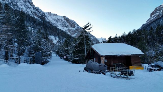 L'ex poste des douanes début du chemin qu'empruntent les migrants
