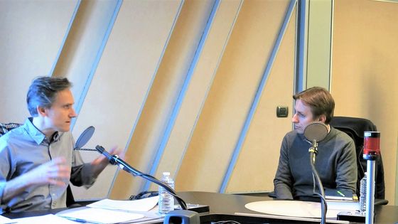 France Musique, studio 152... Philippe Venturini & Yves Balmer (de g. à d.) ©Radio France - Annick Haumier