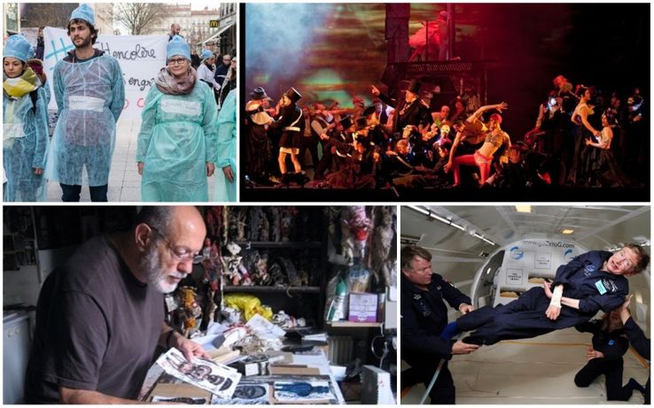 Personnel médical (Lyon) · Benvenuto Cellini · Michel Nedjar et ses poupées · Stephen Hawking
