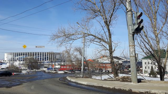 Le nouveau stade de foot de Nijni Novgorod pour la coupe du monde