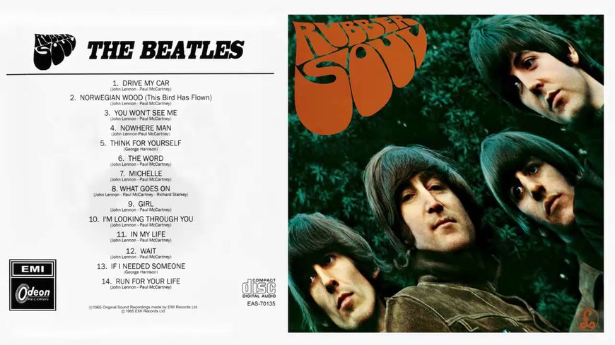 The beatles Album Rubber Soul 1965