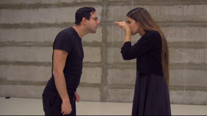 Lee et Alon, dans "Signer", de Nurith Aviv