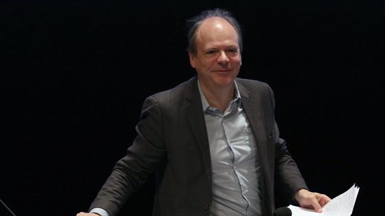 Patrick Boucheron universitaire, écrivain, historien en novembre 2017 au Palais des congrès. ©Maxppp - OLIVIER BLIN