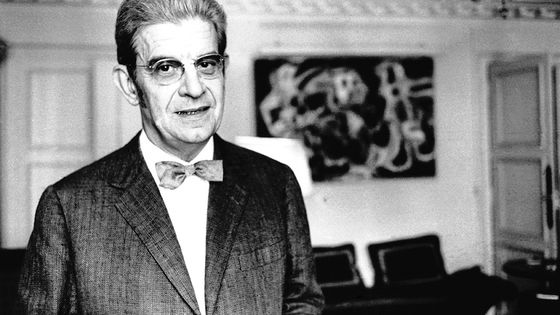 Portrait de Jacques Lacan, psychiatre et psychanalyste en octobre 1967, en France . ( ©Getty - Giancarlo BOTTI