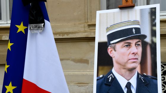 Minute de silence au ministère de l'Intérieur ©AFP - Bertrand Guay