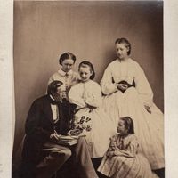 Hans Christian Andersen en 1863