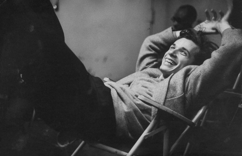 Glenn Gould en mars 1956 dans les studios de la Columbia.