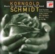 Korngold et Schmidt : Musique pour cordes et piano pour la main gauche SONY CLASSICAL