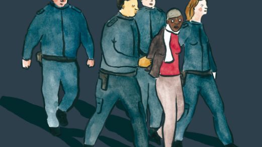 Couv La Ballade des dangereuses, journal d'une incarcération Ed La Boîte à Bulles - Delphine, Anaëlle Hermans, Valérie Zézé