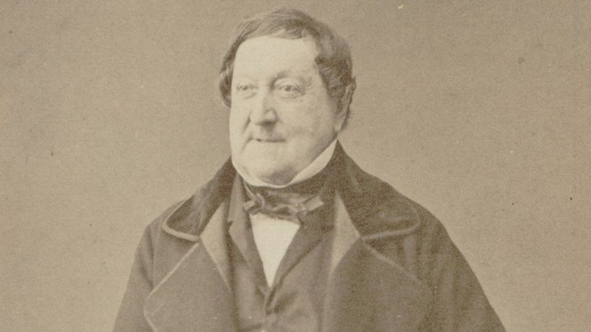 Photographie de Rossini en 1862.