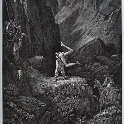 La penitence acrobatique de Don Quichotte dans la Sierra-Morena