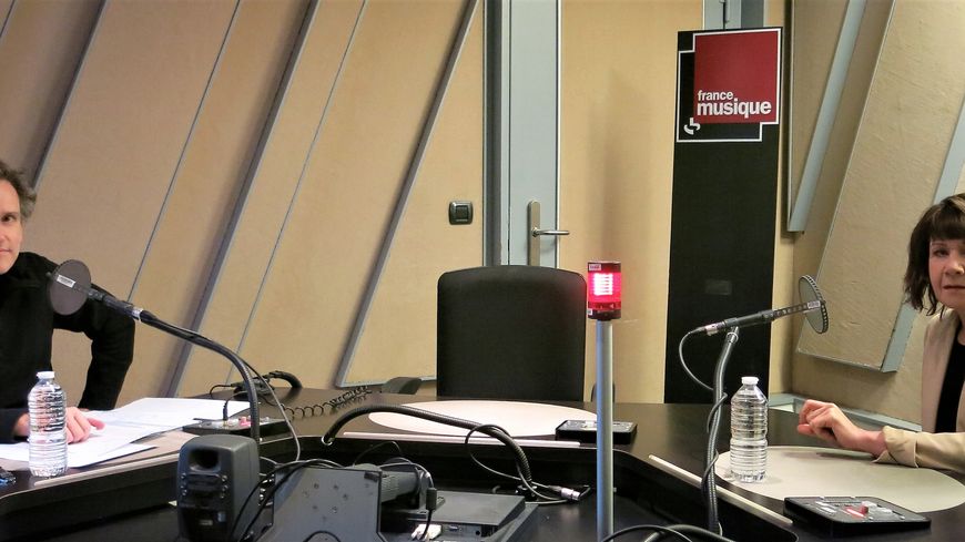 France Musique, studio 152... Philippe Venturini & Cécile Leblanc