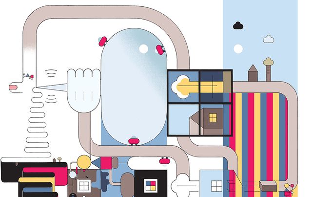 Détail de Pedantry et Pedagogy de Chris Ware