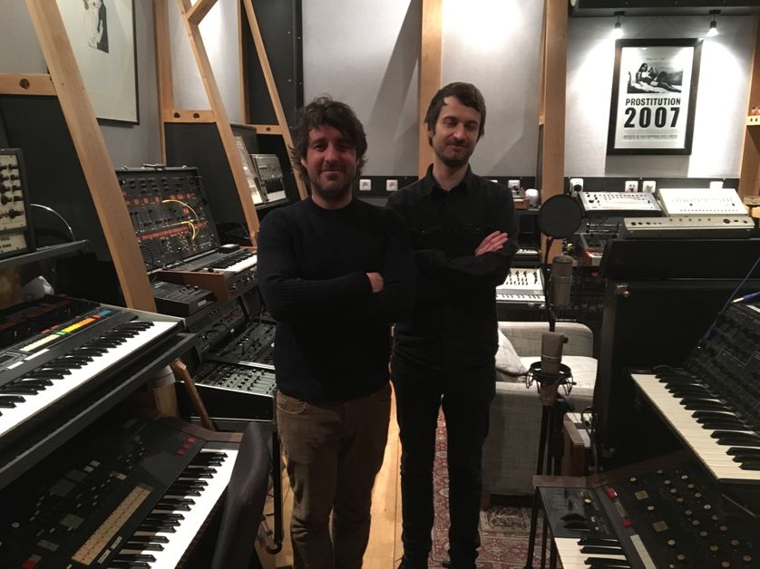 Pierre-Yves Casanova et Nicolas Borne, fondateurs du Studio Shelter dans le 10ème arrondissement de Paris