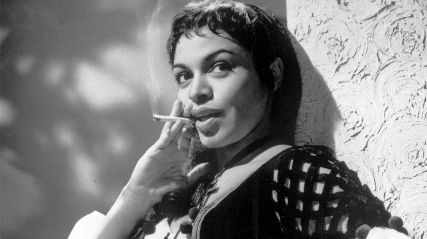 La chanteuse Muriel Smith dans la peau de Carmen, en 1966.