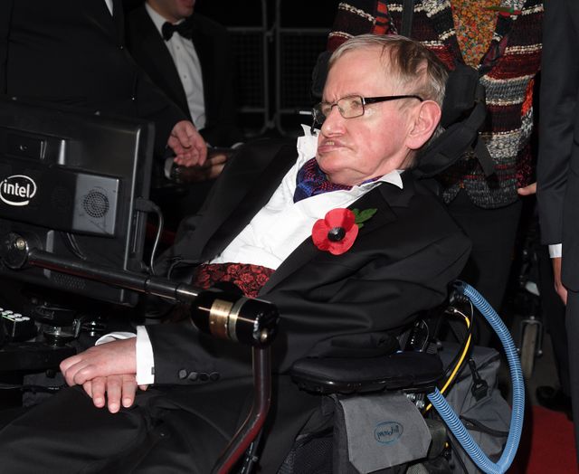 Stephen Hawking à Londres en 2016