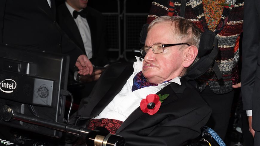 Stephen Hawking à Londres en 2016
