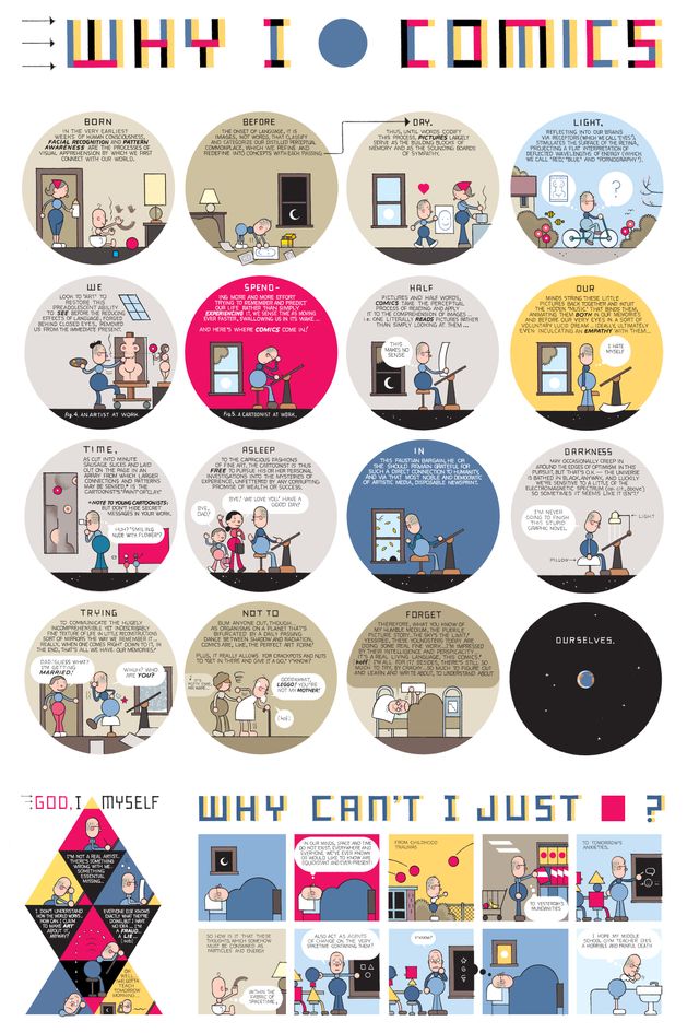 "why I . comics" Illustration du travail de Chris Ware