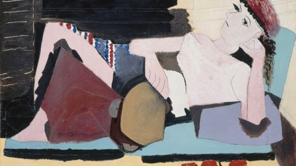 Pablo Picasso, Femme au tambourin, 1925, Huile sur toile 97 x 130 cm Paris, musée