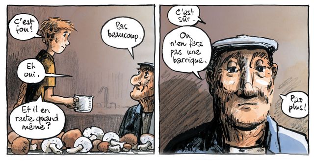 Détail d'une planche de "Mon voisin Raymond" de Troubs