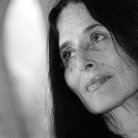 La soprano Montserrat Figueras (1942 - 2011) en juillet 2006 dans l'Abbaye de Fontfroide.