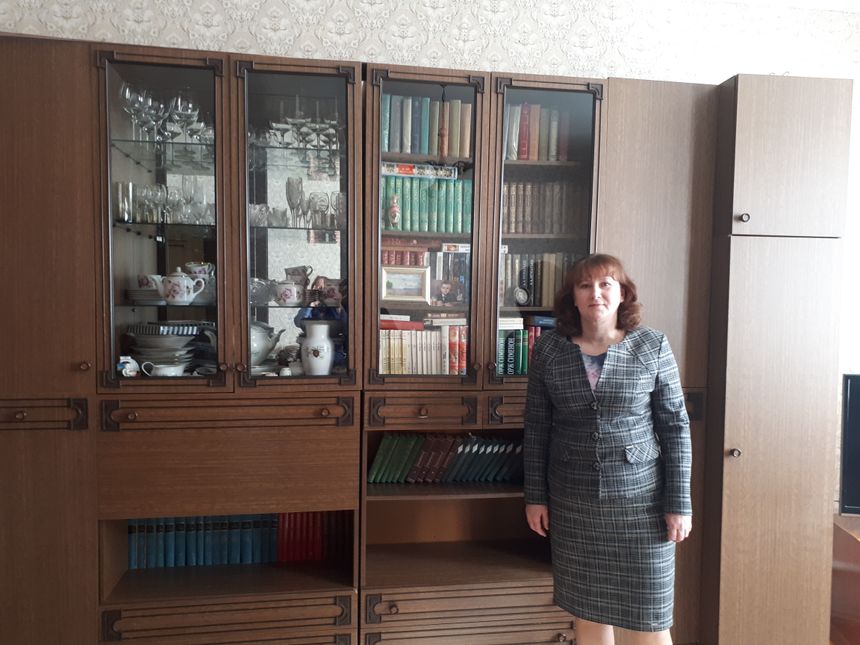 Albina Kournosova, institutrice, regrette le départ de si nombreux jeunes d'Ardatov, en quête de perspectives dans les grandes villes