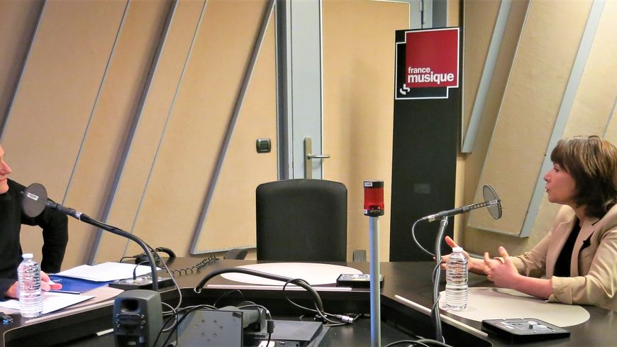 France Musique, studio 152... Philippe Venturini & Cécile Leblanc